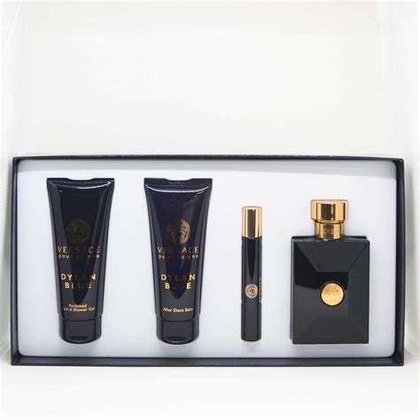 versace dylan blue gift set for him the bay|Versace Dylan Blue men set.